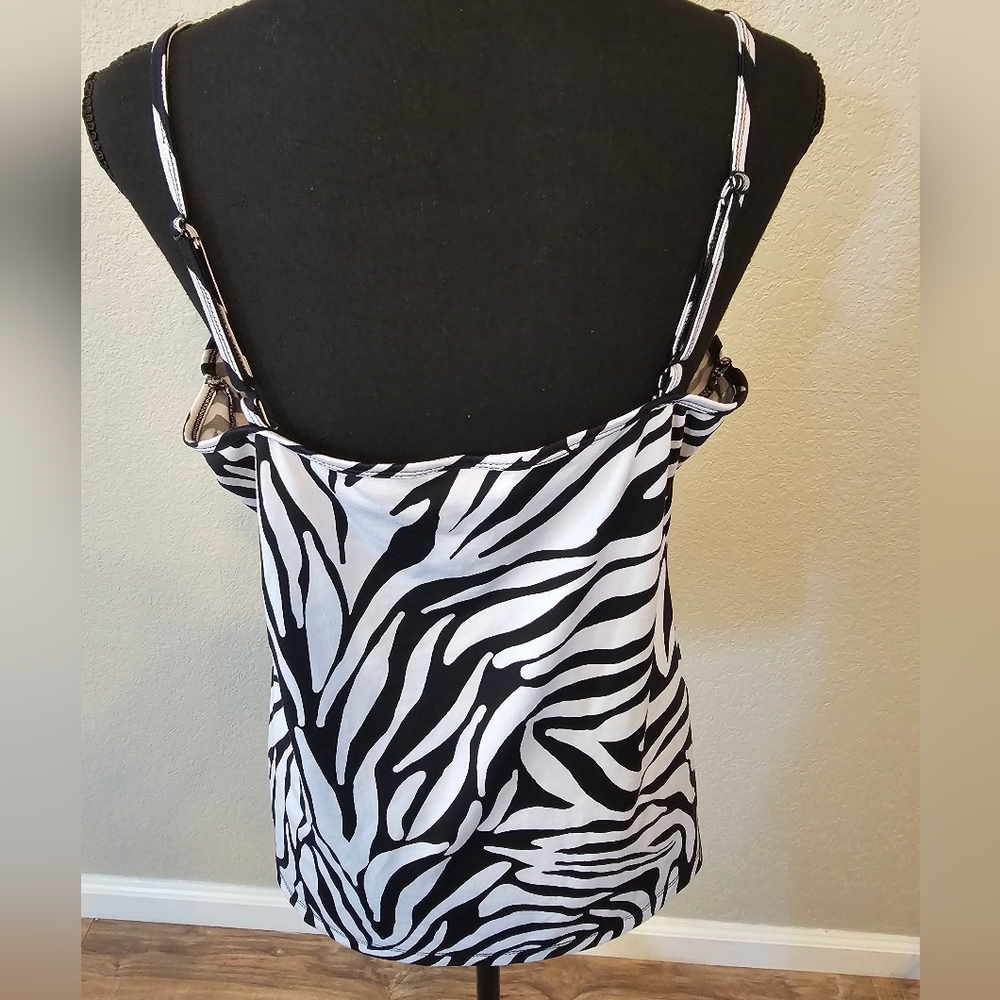 Zebra Print Women's Top - Picture 3 of 3